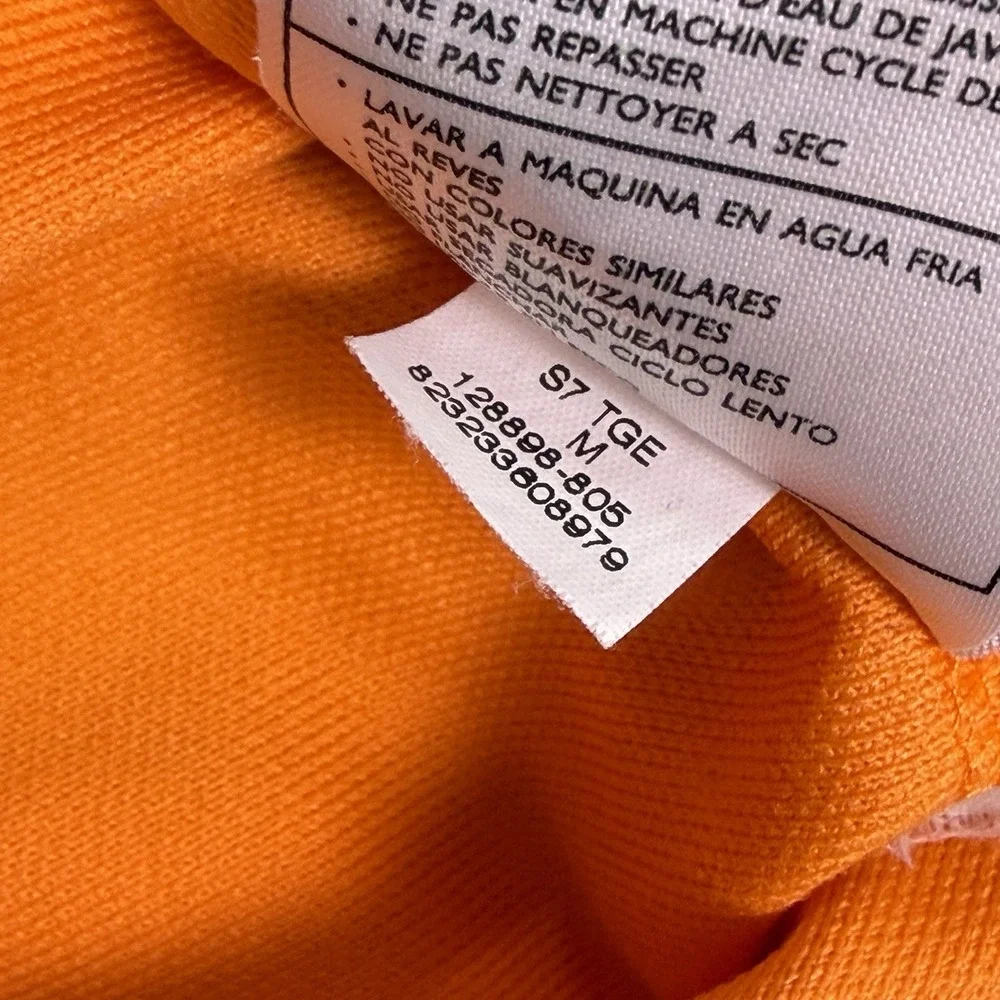 Nike Golf Polo Shirt Mens Medium Orange Fit Dry Short Sleeve Collared‎ Preppy